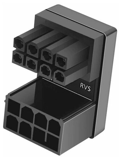 фото ATX адаптер 8pin угол 180 градусов расположение пинов реверсивное