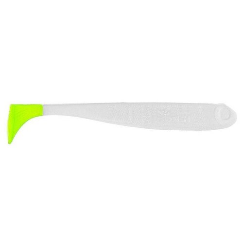 helios виброхвост helios catcher electric green 7 см 7 шт hs 1 007 Виброхвост Helios Jumbo White & Green, 12.5 см, 5 шт. (HS-7-016)