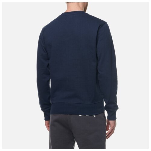 фото Мужская толстовка evisu basic crew neck seagull print синий, размер s
