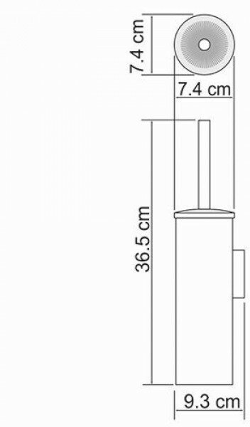 Щетка для унитаза подвесная WasserKRAFT K-1057