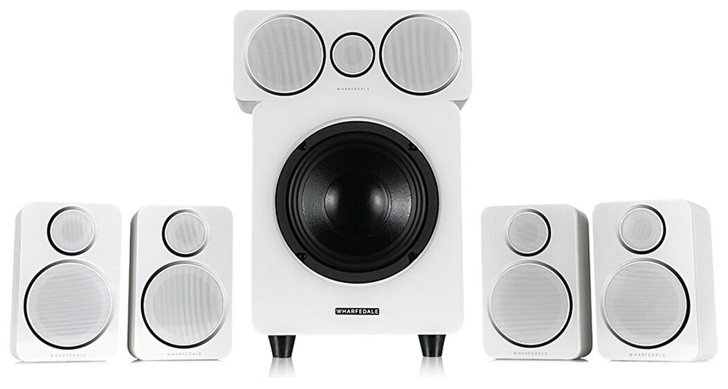 Комплект акустических систем Wharfedale 5.1 DX-2 HCP System White Leather