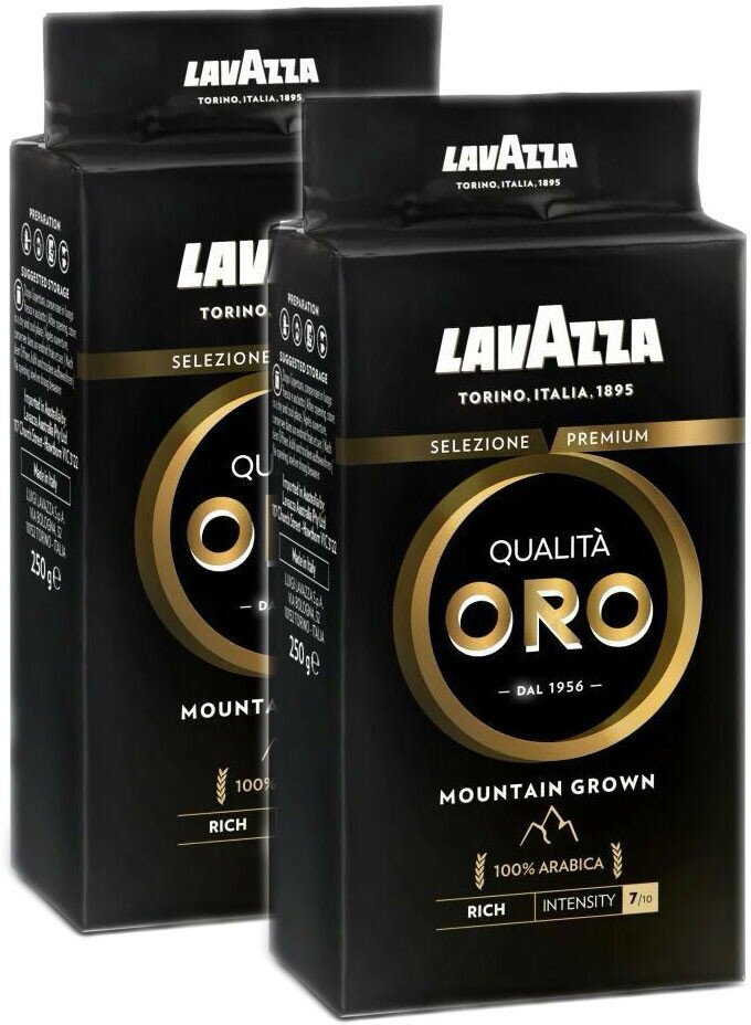 Кофе молотый Lavazza Qualita Oro Mountain Grown 250г - фото №5