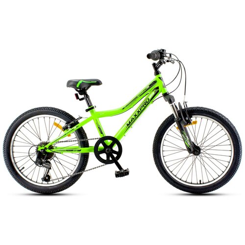 фото Велосипед maxxpro steely 20 pro зелёно-серый