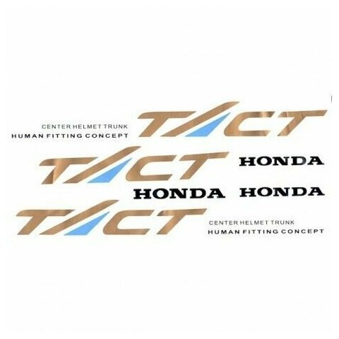 Наклейки Honda Tact (набор) 0906