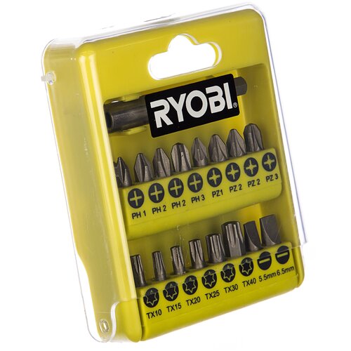 набор бит ryobi rak38sdd 38 предметов 5132003303 Набор бит 17 шт. Ryobi RAK17SD 5132002550 15548789