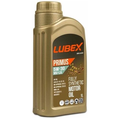 LUBEX Синт. мот.масло PRIMUS MV-LA 5W-30 SN C2/C3 (1л) L034-1319-1201