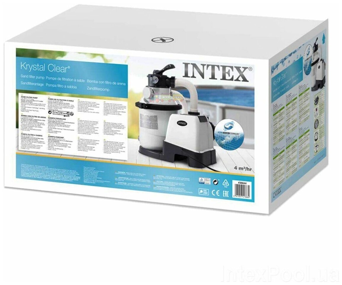 INTEX Песочный фильтр насос Intex (4500 л/ч) 26644