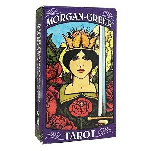 Карты Таро: Morgan-Greer Tarot гадальные карты u s games systems таро morgan greer in a tin 78 карт фиолетовый зеленый 260