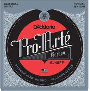 D'Addario EJ45FF струны для классической гитары, карбон, среднее натяжение