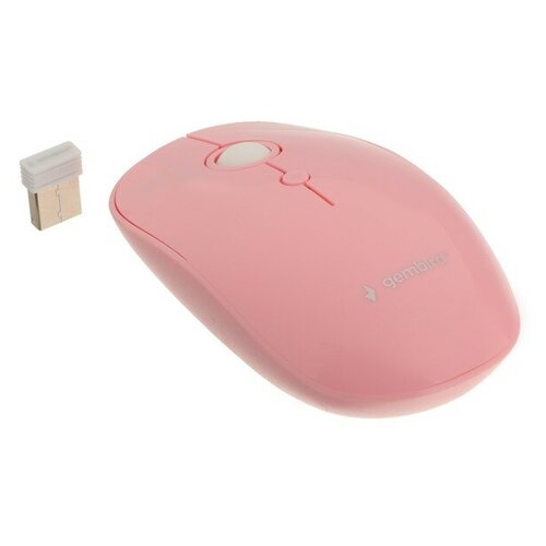 Мышь Gembird MUSW-385 беспроводная оптическая 16000 dpi розовая 273900₽