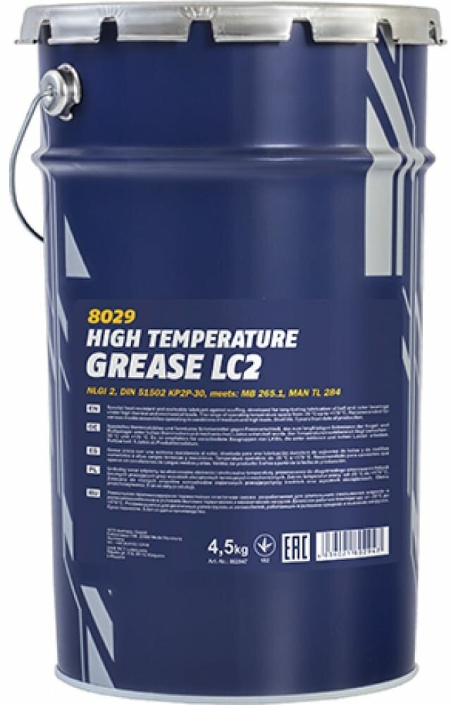 8029 Mannol Lc-2 High Temperature Grease 400 Гр. Термостойкая Пластичная Смазка MANNOL арт. 2121