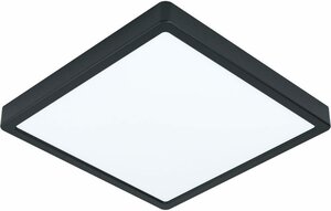 Настенно-потолочный светильник EGLO Fueva 5 99271, 20.5 Вт, кол-во ламп: 1 шт., 3000 К, цвет арматуры: черный, цвет плафона: белый