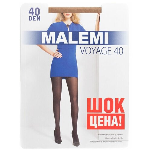 Колготки жен. MALEMI Voyage 40 den Melon №4