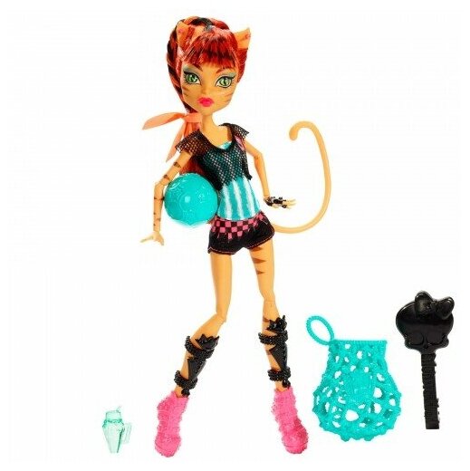 Кукла Monster High Монстры спорта Торалей Страйп, 27 см, BJR14