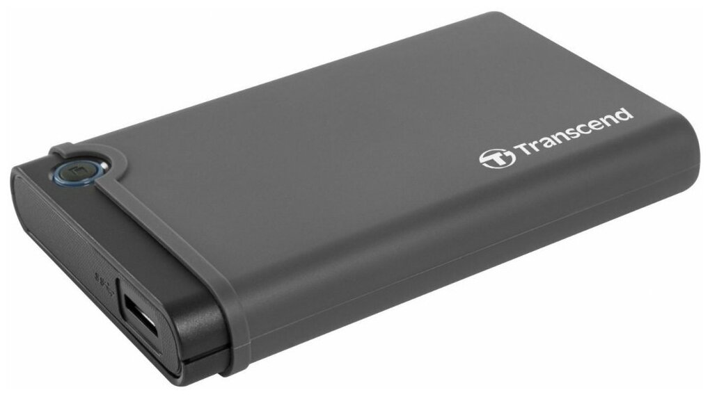 SATA Transcend StoreJet 25CK3 Grey USB 3.0 - фото №2