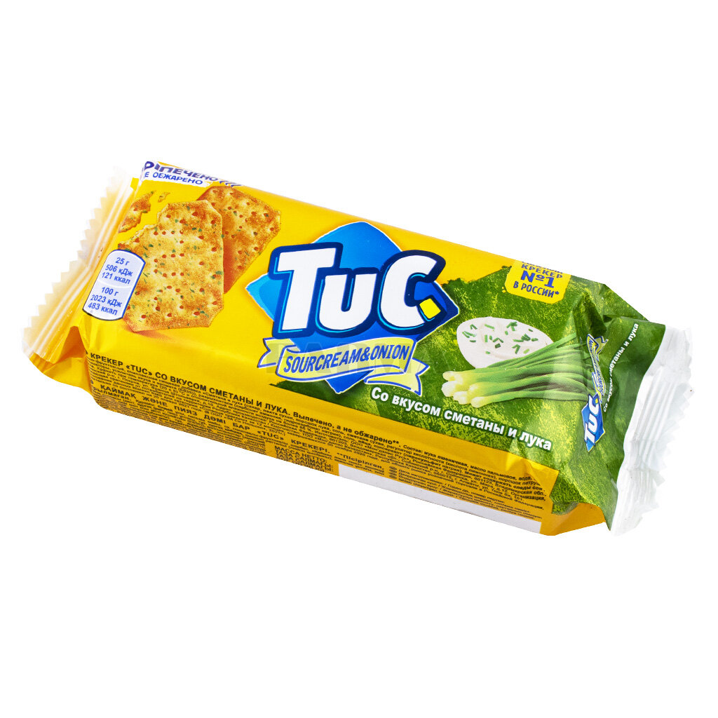 Крекер Tuc cо вкусом сметаны и лука 100г Мондэлис Русь - фото №15