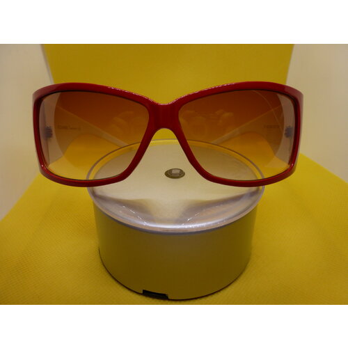 Солнцезащитные очки 1030156, красный, коричневый солнцезащитные очки prada квадратные оправа пластик с защитой от уф для женщин черный