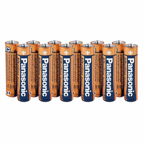 Батарейки алкалиновые Panasonic Alkaline Power AAA LR03 1,5В 48шт батарейки panasonic lr6ppg 4bp blister