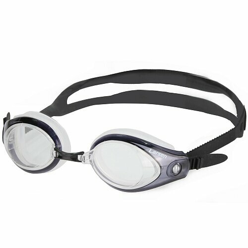 Очки плавательные Larsen R42 прозрачный/черный (силикон) очки плавательные larsen r1281 синий силикон