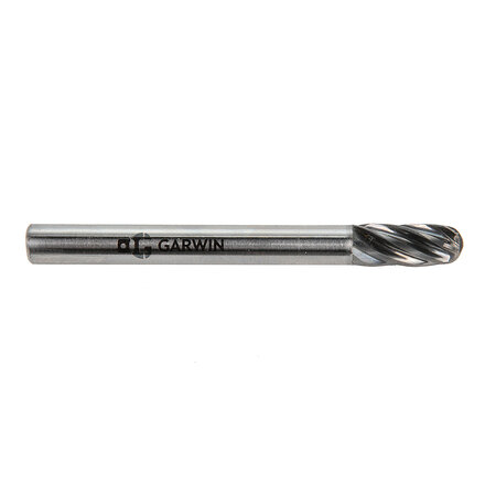 GARWIN INDUSTRIAL 900561-6*16*60 Борфреза цилиндрическая с закругленным концом 6x16x60 мм, VHM, AL, форма C (серия 900561) - фото №2