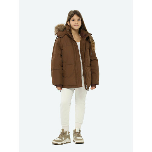 Куртка VITACCI, размер 146, коричневый куртка aviva размер 146 коричневый