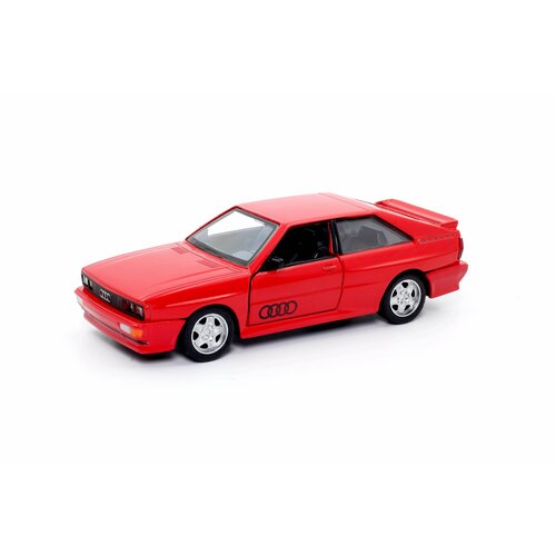 Машина металлическая RMZ City серия 1:32 Audi Quattro Coupe (1980-1991), красный цвет, инерционный механизм, двери открываются 554066R