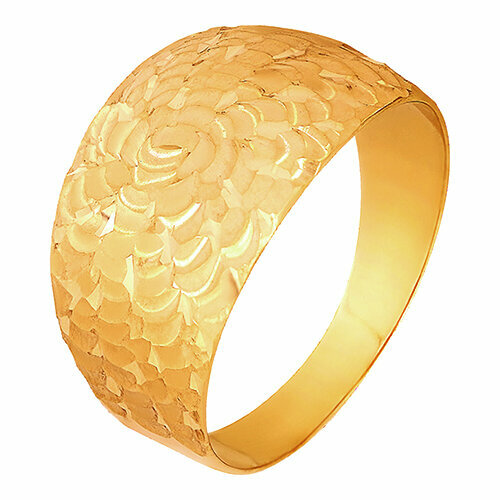 Кольцо ZOLOTYE UZORY, красное золото, 585 проба, размер 17.5