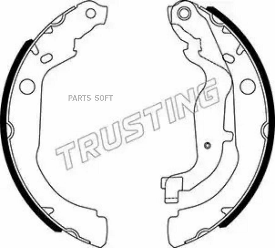 К-т бараб. тормоз. колодок Renault Duster Trusting арт. 088244