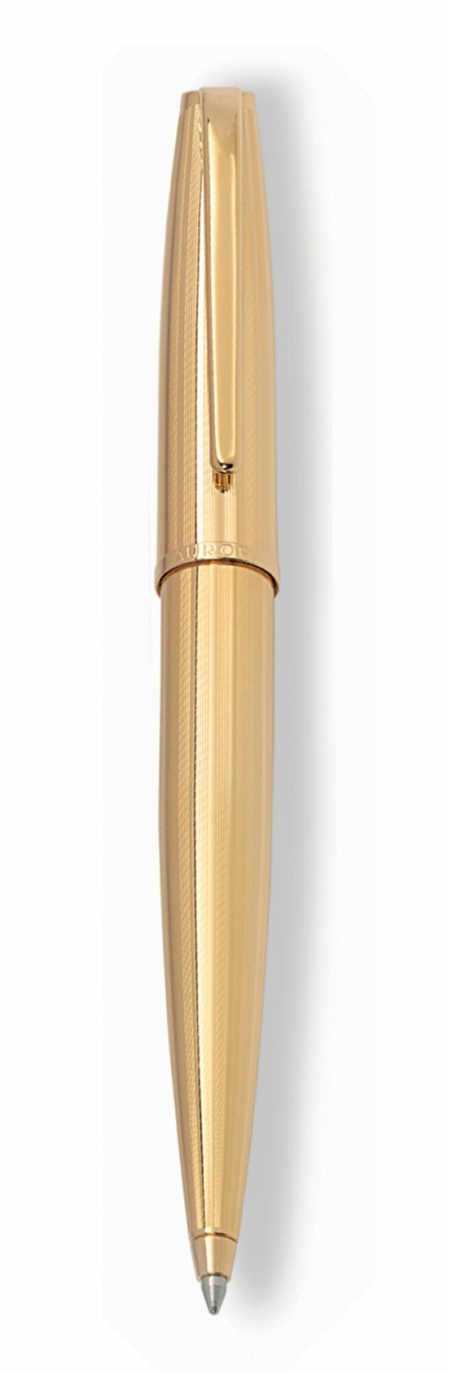 Шариковая ручка Aurora Style gold plated barrel and cap, в подарочной коробке