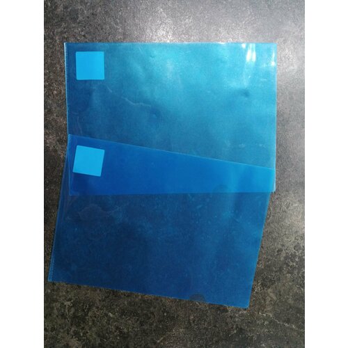 Набор папка-уголок А4, 2 шт, синяя