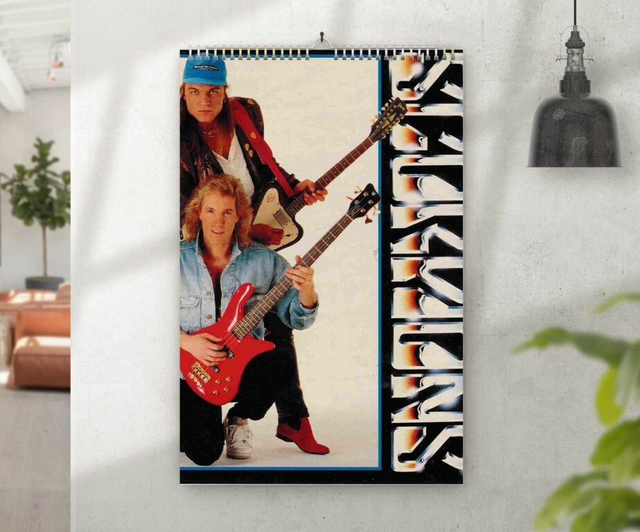 Календарь перекидной Scorpions, Скорпионз №25, А3