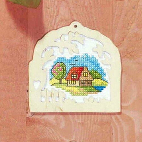 Весна #6629 Orchidea Набор для вышивания 9 x 8.5 см Печатный крест