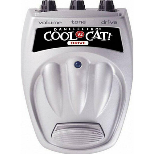 Педаль эффектов гитарная, овердрайв Danelectro CO2 Cool Cat Drive V2 danelectro cc 1 педаль гитарная хорус