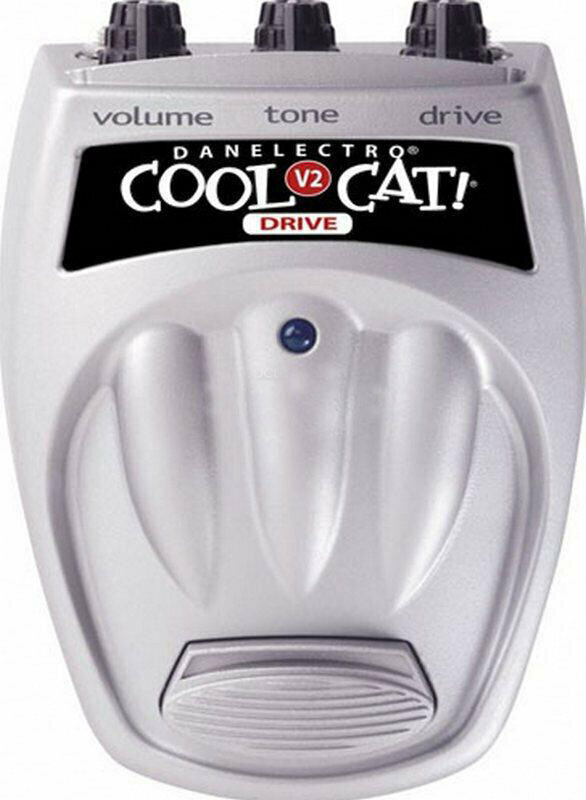 Педаль эффектов гитарная, овердрайв Danelectro CO2 Cool Cat Drive V2