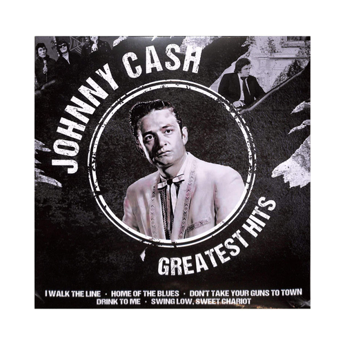 Johnny Cash - Greatest Hits, 1xLP, BLACK LP