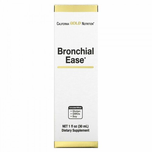 California Gold Nutrition, Bronchial Ease, 1 fl oz (30 ml)