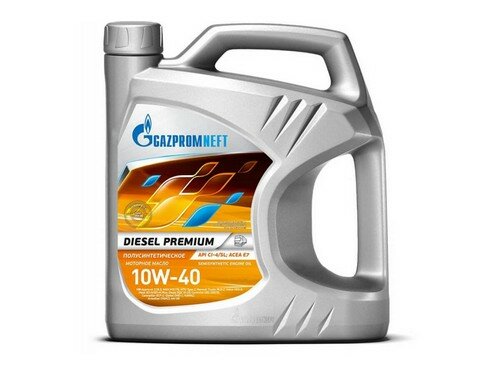Масло gazpromneft 10w40 diesel premium api cl-4/sl acea e7 20л п/с