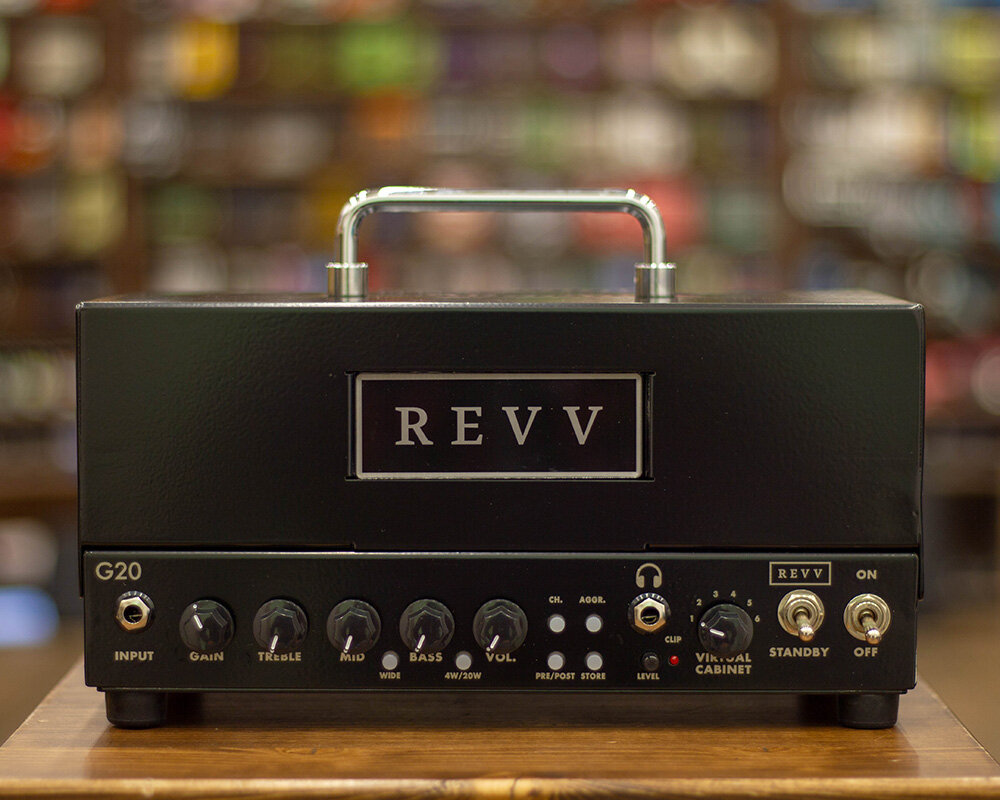 Revv G20 High Gain Tube Head w/ Built-in Reactive Load - Black