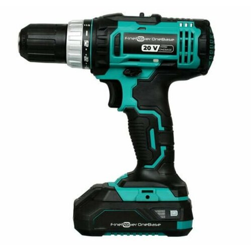 Дрель-шуруповерт FinePower CDBR35K OneBase20кейсАКБ 2мАчЗУ 1075100₽