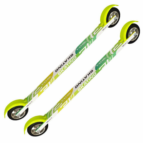 фото Лыжероллеры elva коньковые (680/100х24) (желтый)