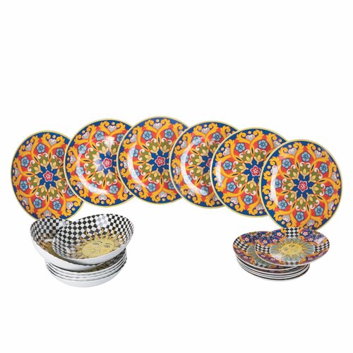 Набор столовой посуды из 18-ти предметов Villa D'Este SOLE MIO, VD5911287