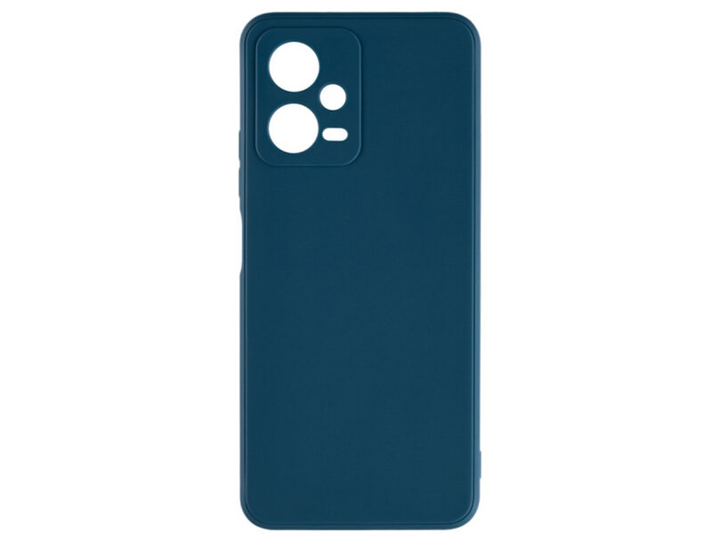 Чехол Zibelino для Xiaomi Redmi Note 12 5G/Poco X5 5G Soft Matte с микрофиброй Blue ZSMF-XIA-X5-5G-BLU