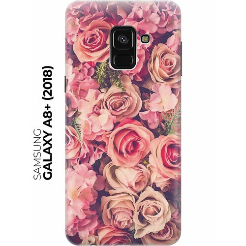 RE: PAЧехол - накладка ArtColor для Samsung Galaxy A8+ (2018) с принтом Розовый куст пластиковый чехол зима 6 на samsung galaxy a8 2018 самсунг галакси а8 2018