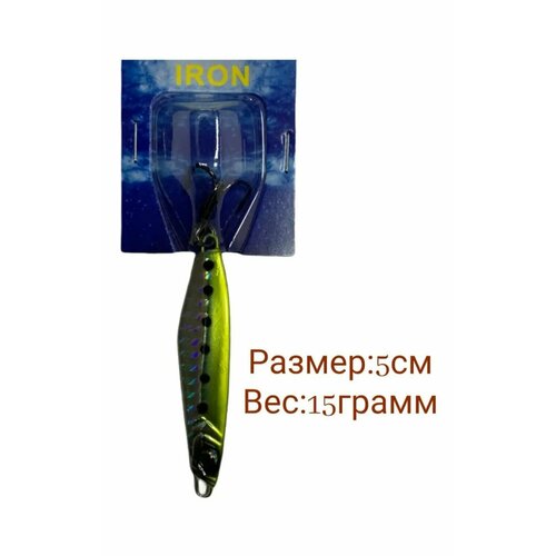 фото Блесна iron пилькер iron fish