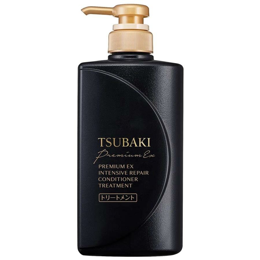 SHISEIDO TSUBAKI Premium EX Кондиционер для волос интенсивно восстанавливающий бутылка-дозатор 490 мл