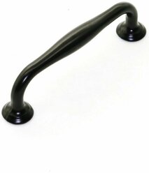 Ручка-скоба мебельная BRANTE RS.1424 96.BK черный, комплект 20 шт, ручка для шкафов, комодов, для кухонного гарнитура, для мебели