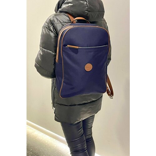 рюкзак на плечо 17 дюймов в винтажном стиле для путешествий Рюкзаки Tergan 0 синий
