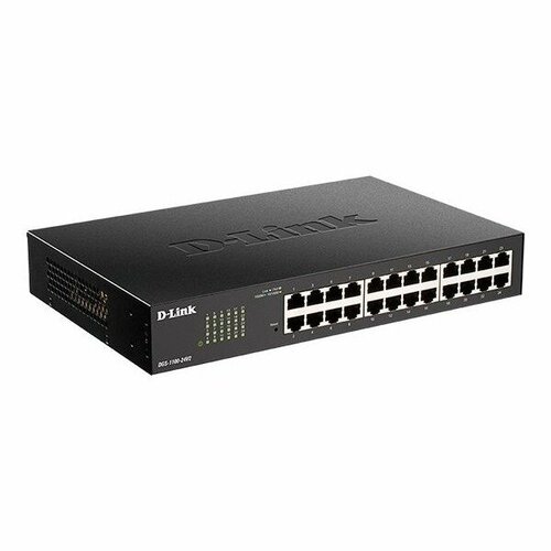 D-Link DGS-1100-24V2 A2A Настраиваемый L2 коммутатор c 24 портами 10 100 1000Base-T 11835₽