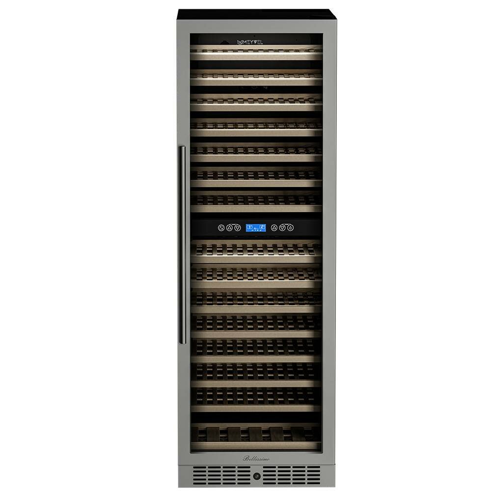 Винный холодильник (шкаф) компрессорный MEYVEL MV160-KST2 - фотография № 5