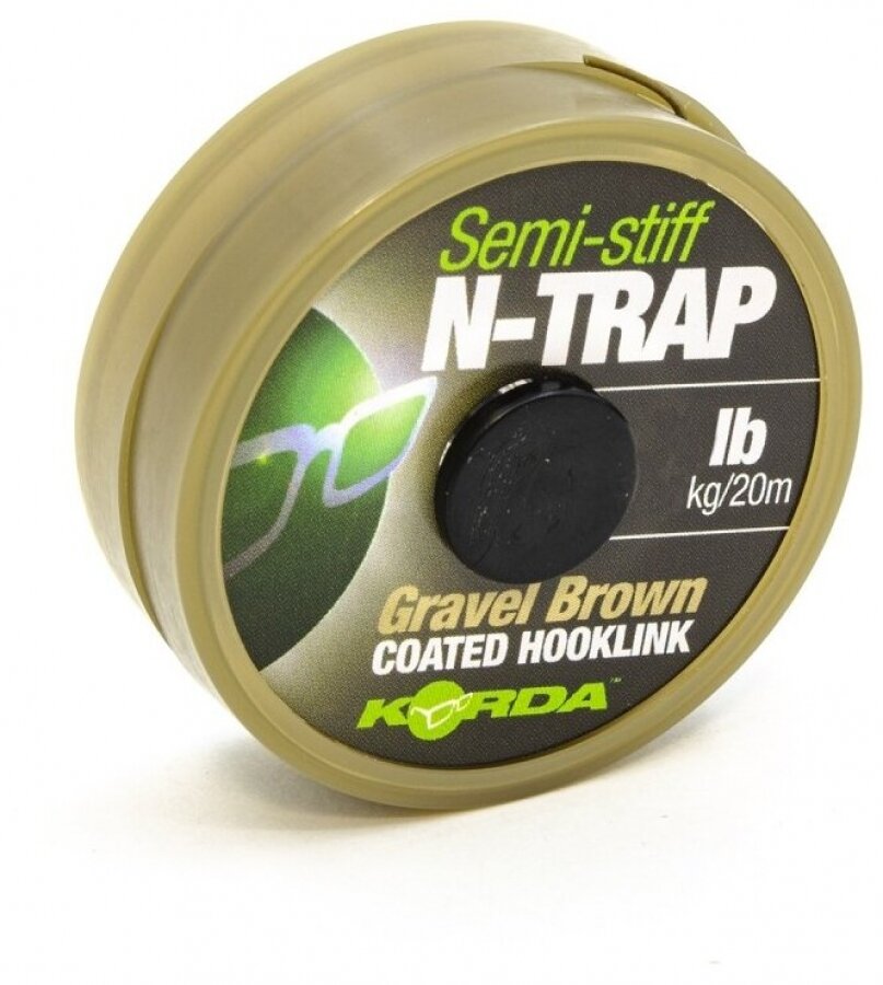 Поводковый материал Korda N-Trap Semi-stiff Gravel